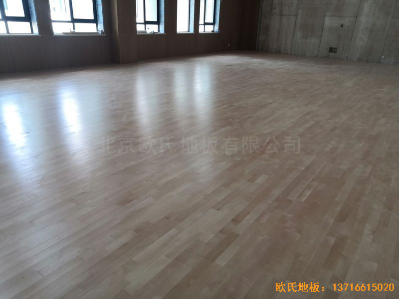 南京埔口区实验小学体育木地板铺设案例