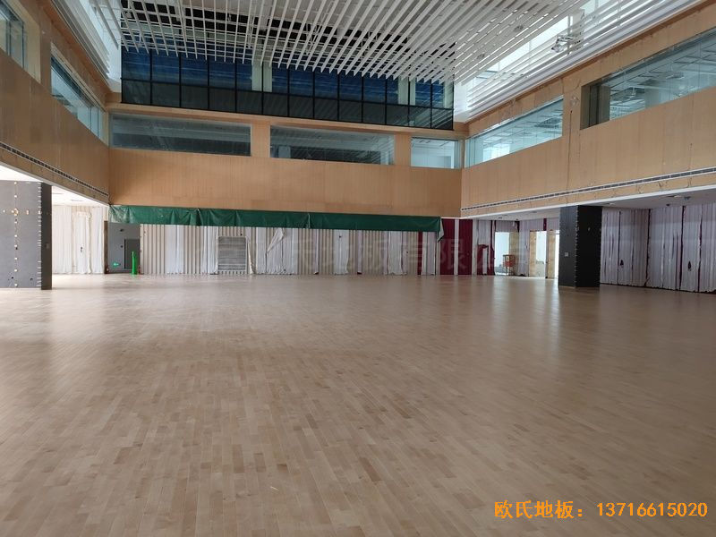 杭州26号地商务金融体育木地板安装案例