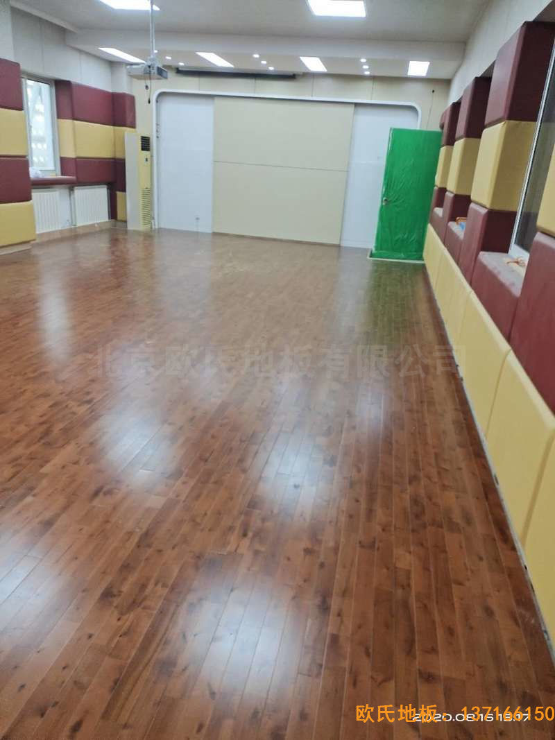 北京中国矿业大学附属中学运动地板铺设案例
