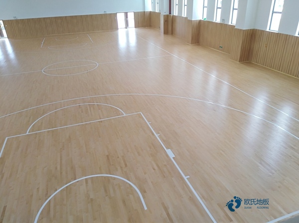 行业篮球馆地板安装公司