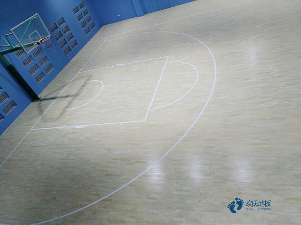 学校篮球场馆地板能健身吗