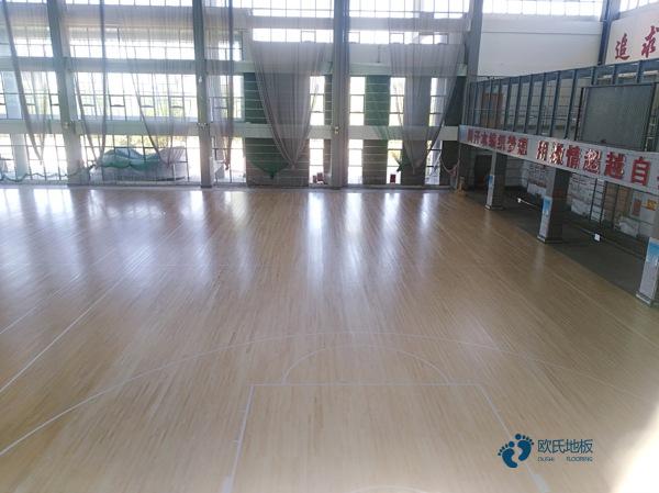 学校篮球馆地板生产工艺流程