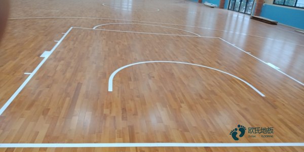 双层龙骨篮球体育地板安装费