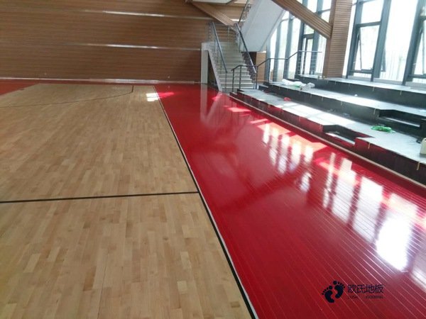 篮球运动木地板安装费用2