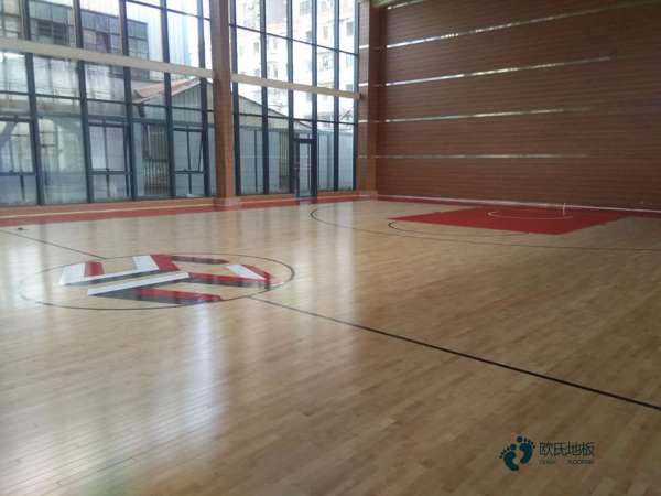校园篮球馆地板施工单位2