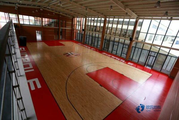学校篮球场馆木地板节点图2