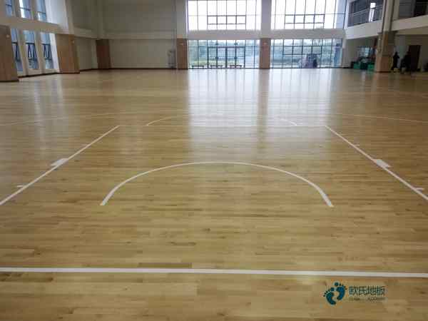 国标体育篮球地板施工方案3