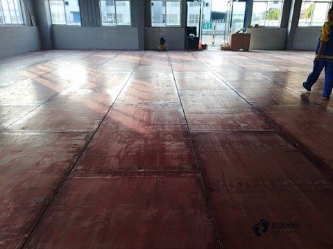 大学篮球场馆木地板施工流程