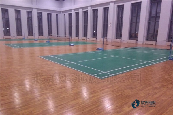 学校篮球场馆木地板生产的工作环境1