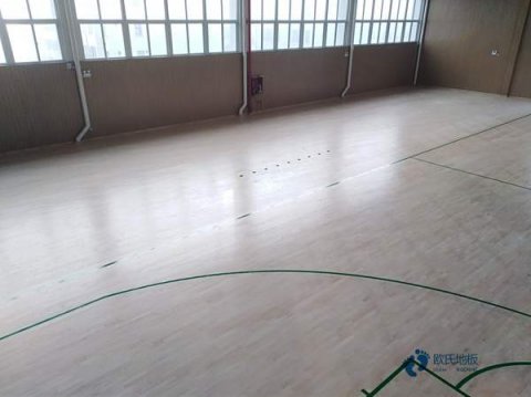 学校篮球地板节点