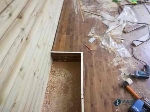 国标体育地板施工流程