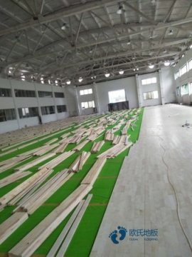 悬浮式运动木地板基材