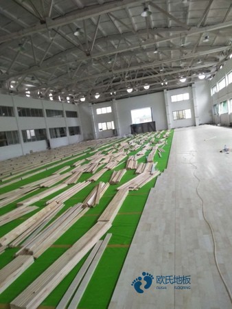 悬浮式运动木地板基材