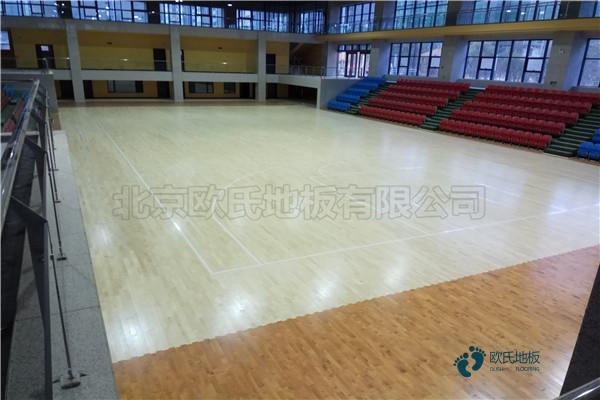 国标篮球体育地板施工流程3